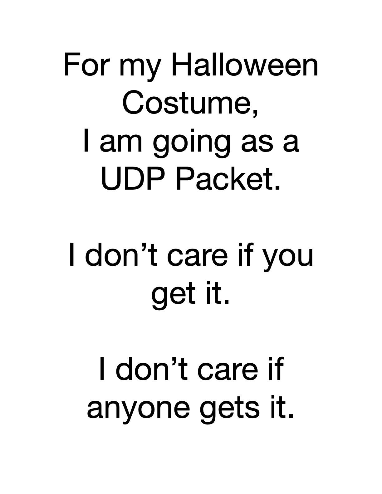 Sharing Some Datagram Protocol Wisdom, If You Catch My Drift