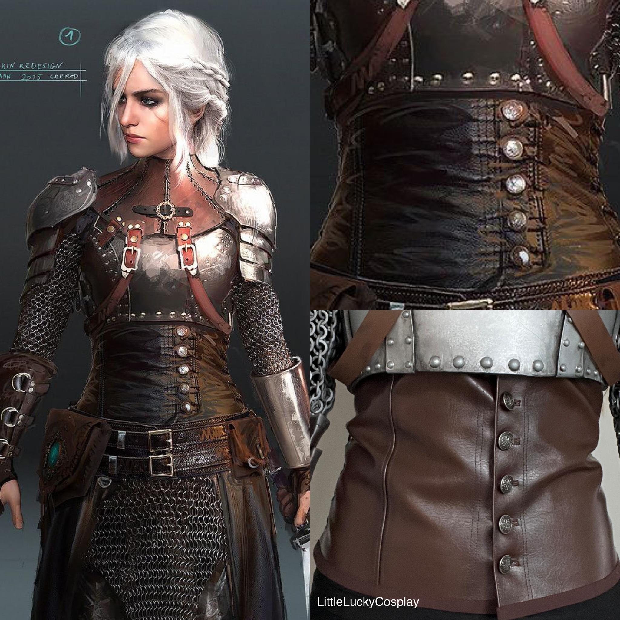 Progress Update: Armored Ciri Cosplay with Corset