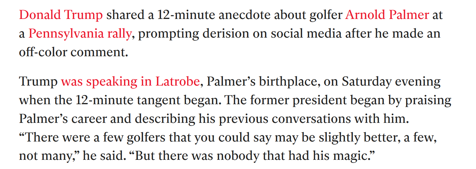 Don's Hilarious Obsession with Golfers' 'Clubs' Will Be Remembered Forever