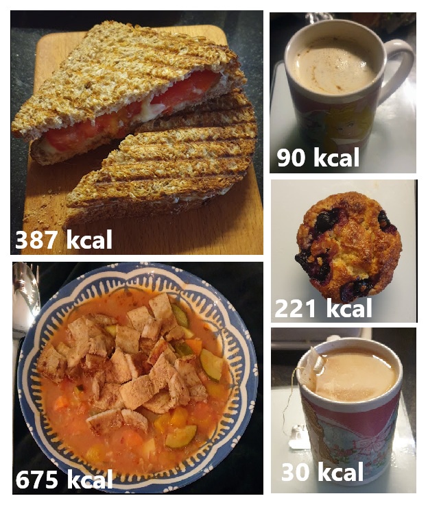 Calorie-Deficit Journey: Day 18, 1403 kcal Consumed