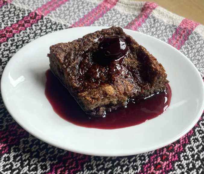 Indulge in Cherry Torte with a Splash of Cherry Prosecco Syrup