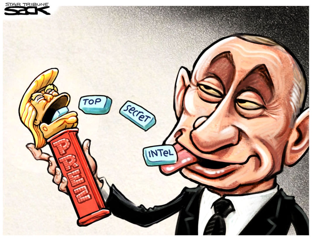 A caricature of Putin that speaks volumes