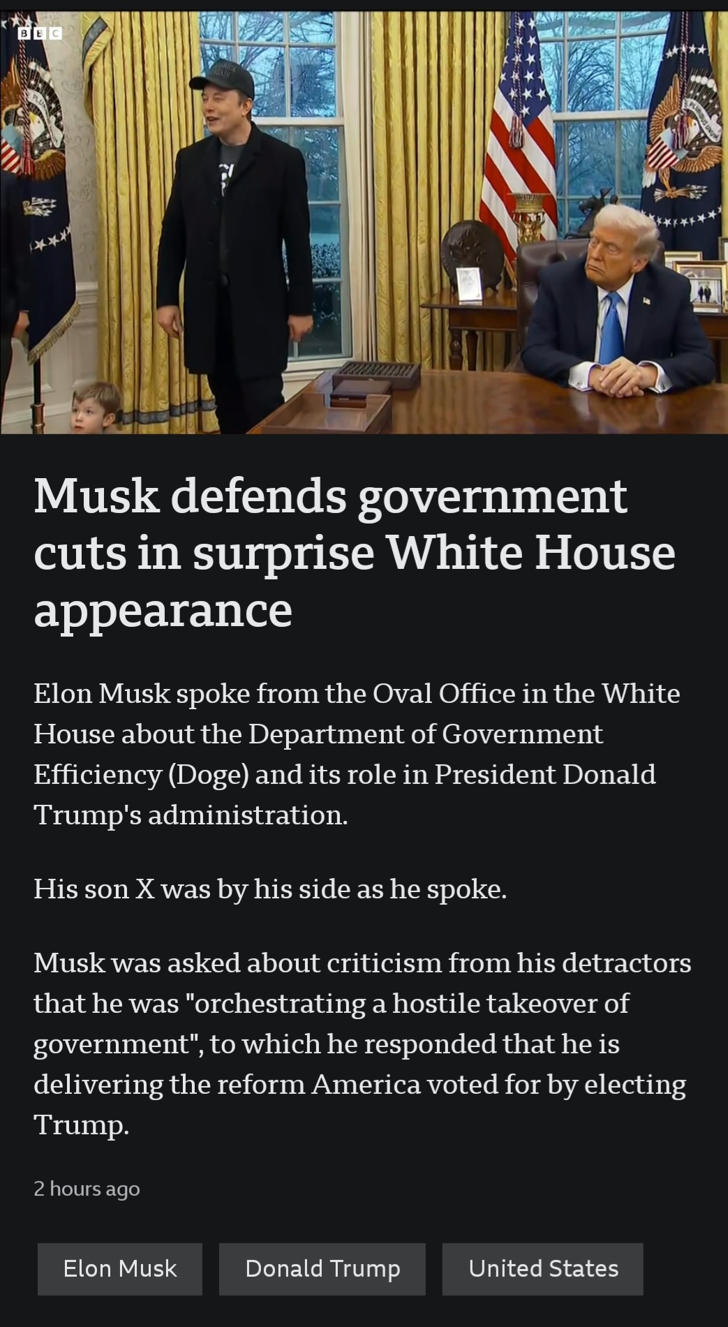 Unexpected Guest Alert: President Musk's Surprise Visit!