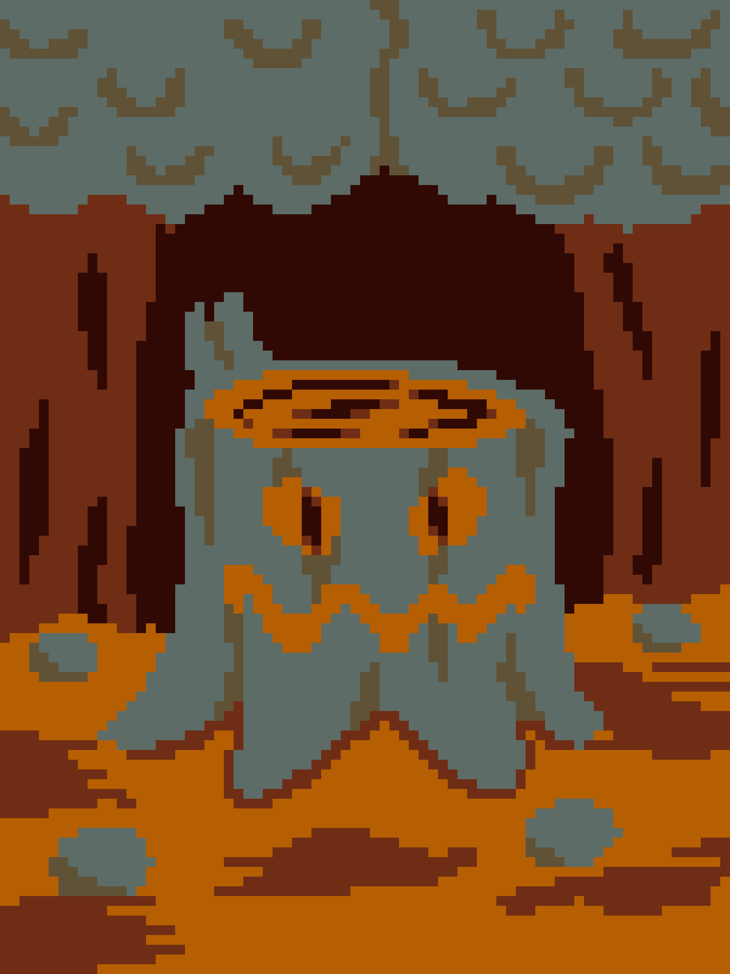Pixel Art Inspired by Dust Stamps