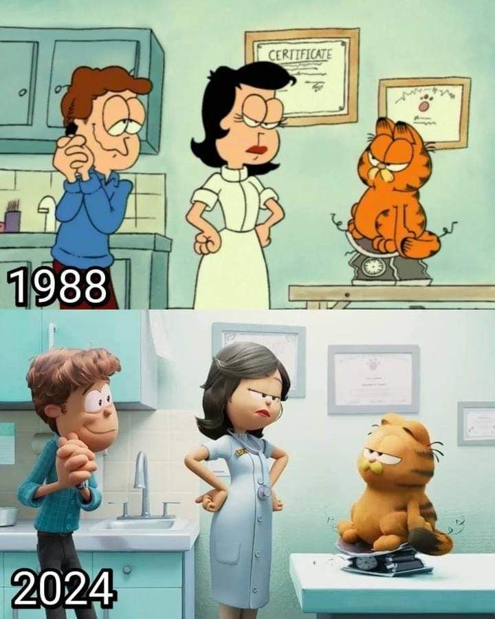 Garfield and Friends: A Nostalgic Journey from 1988 to The Garfield Movie (2024)