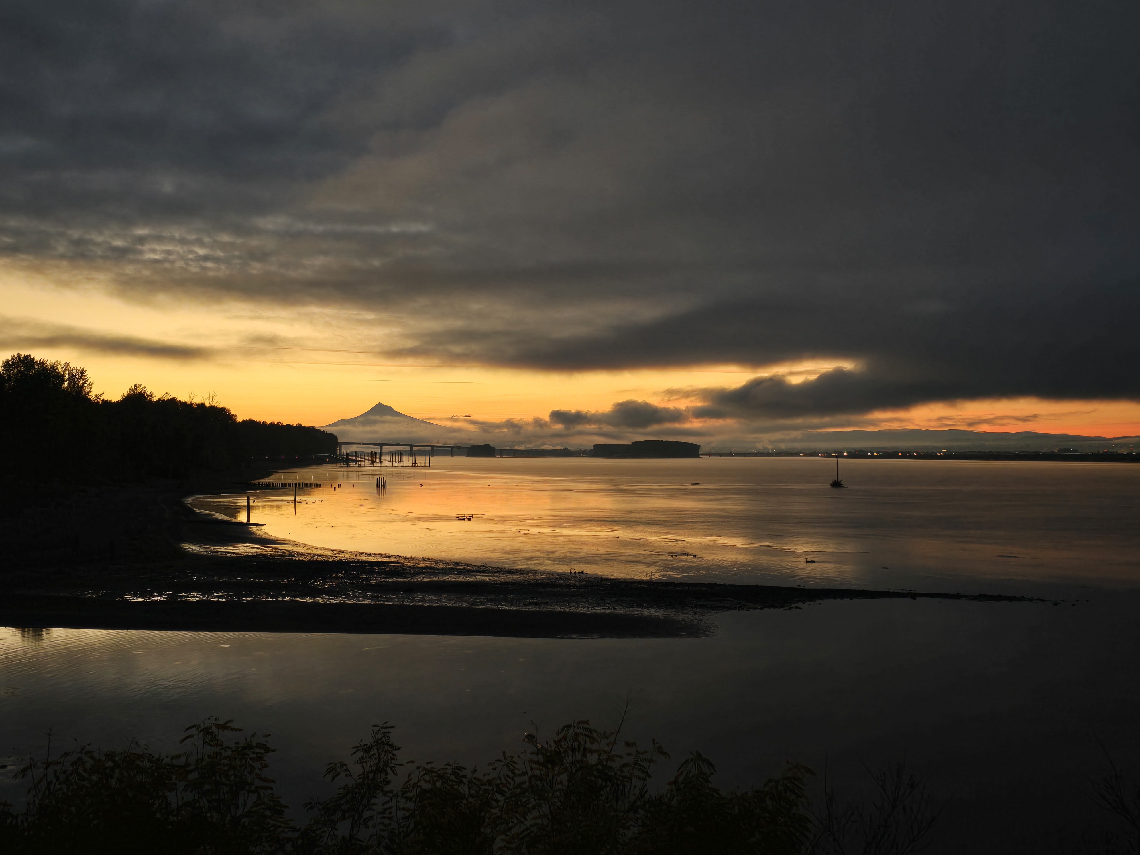 A Breathtaking Sunrise at the Jetty in Vancouver, WA