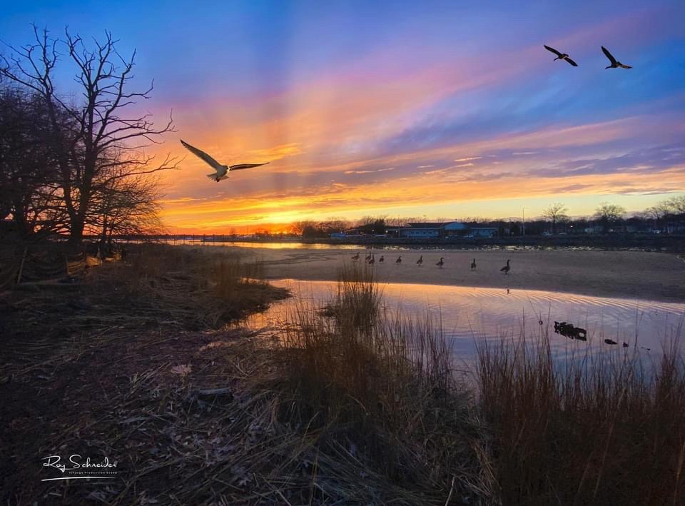 Breathtaking Sunset Over the Horizon
