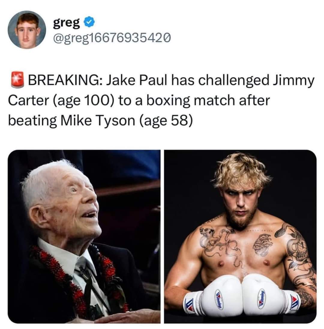 First Tyson, now it's Jimmy's turn!