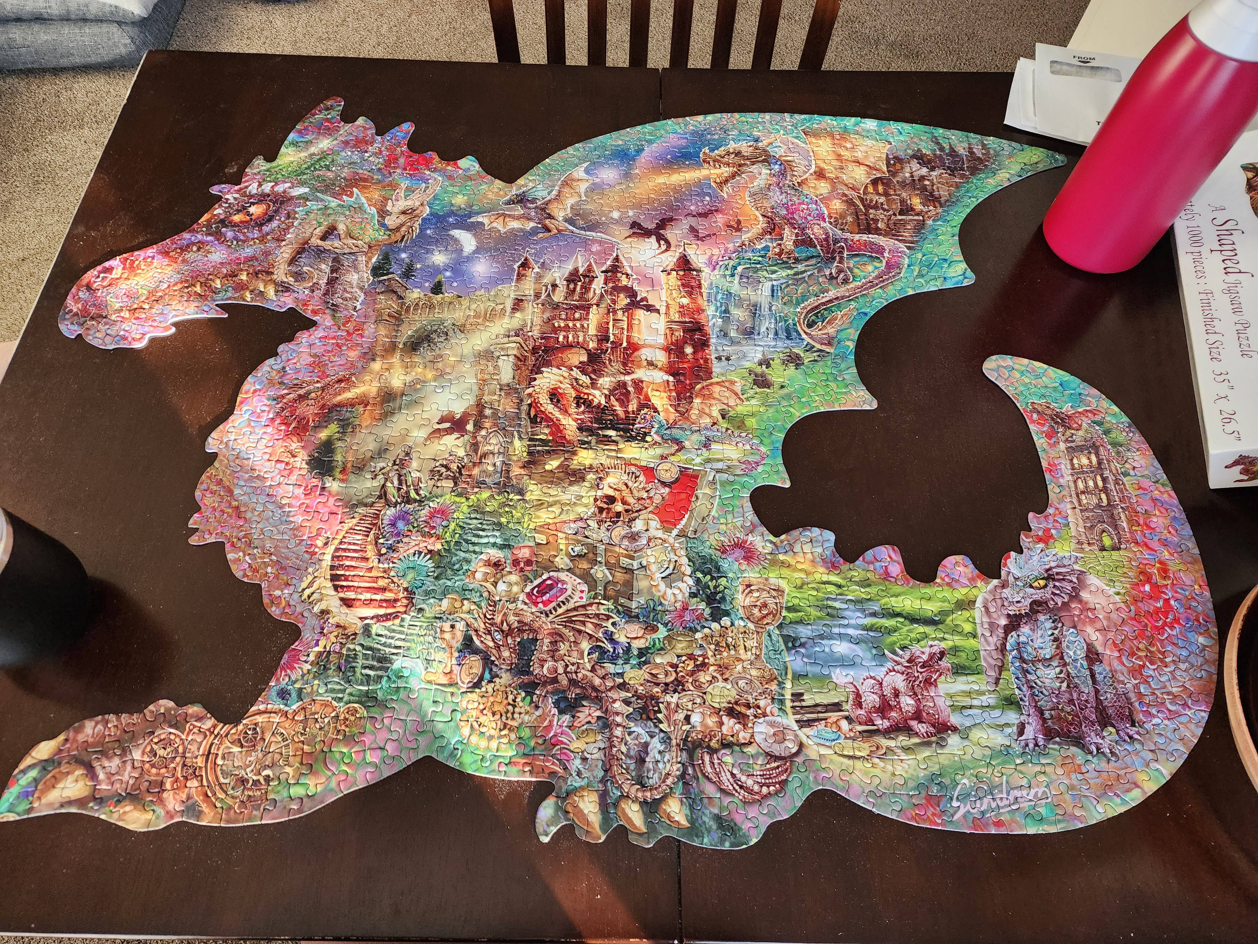 This Puzzle with Its Oddly Shaped Pieces Was a Real Challenge!