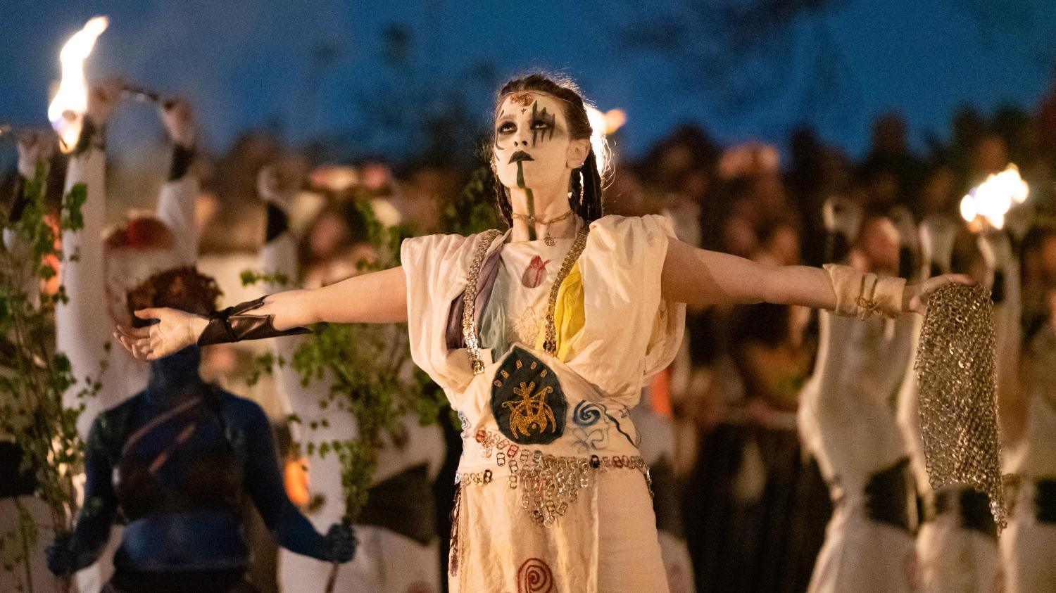 Pagans are silenced at a city celebration after objections from Christian leaders.