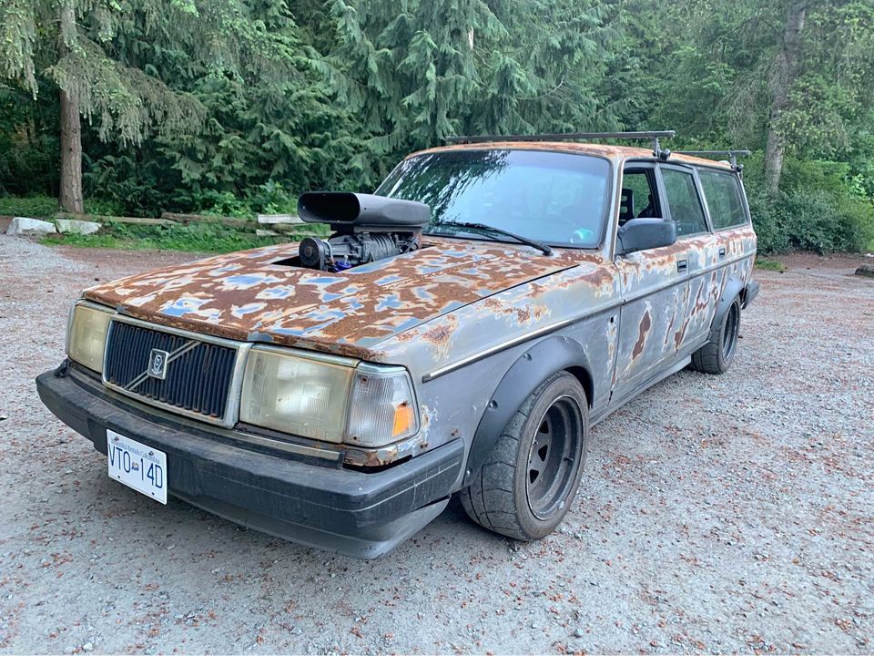 Check out this unique Volvo rat rod!