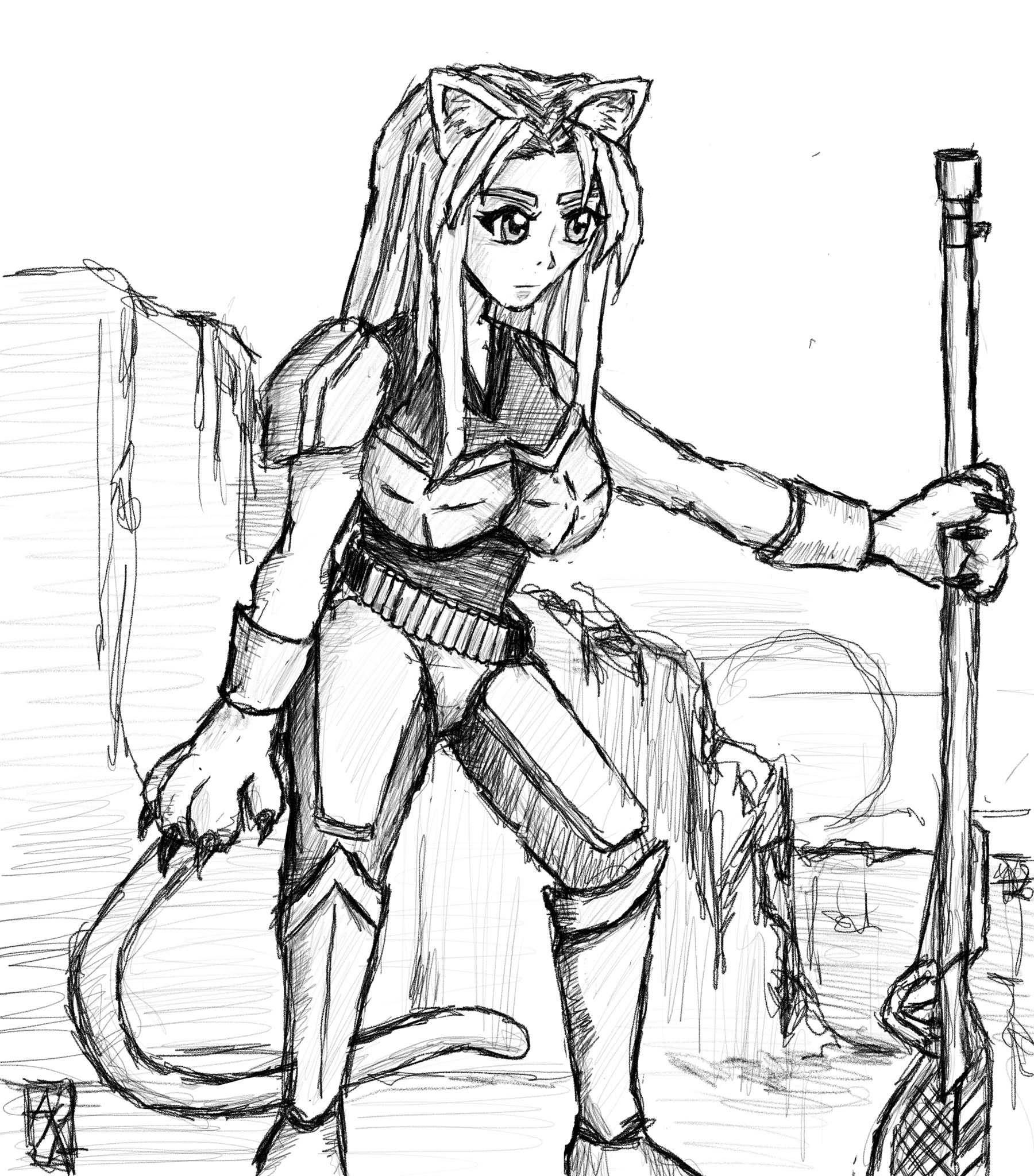 Day 123: Sketching Big Titty Catgirls in Search of My Ultimate Cosplay Waifu