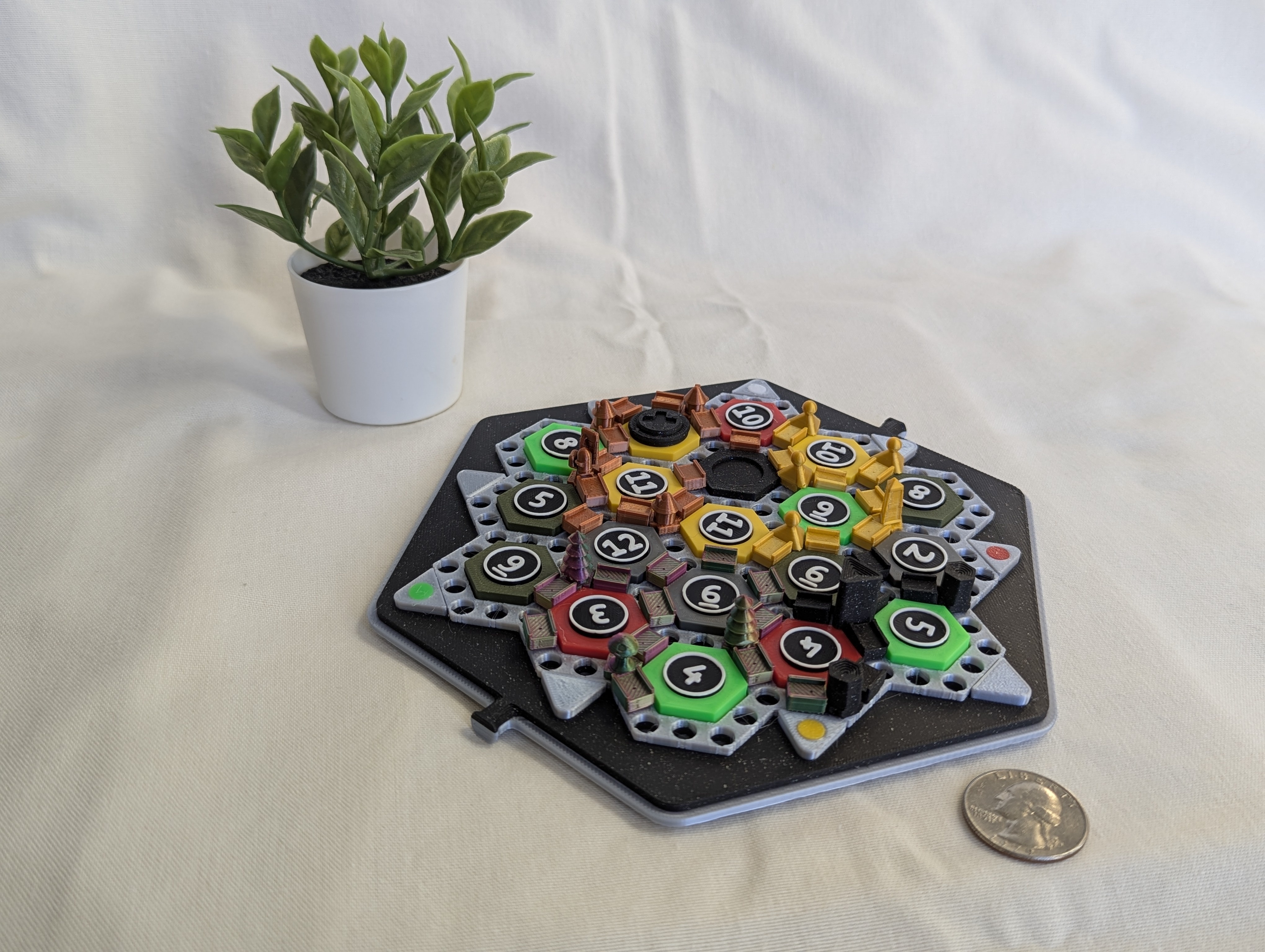 Check Out My 3D Printed Travel Edition of Settlers of Catan