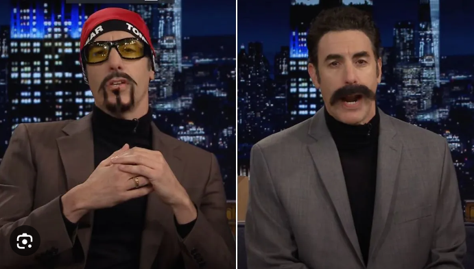 Sacha Baron Cohen Takes the Stage: A Hilarious Debate Between Trump and Harris as Borat and Ali G