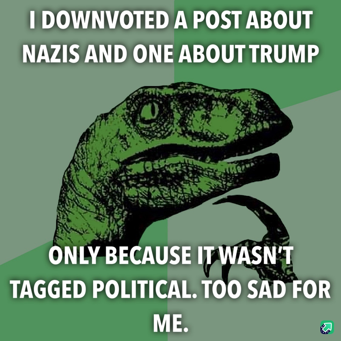 I'm not ready to deal with sad posts right now.