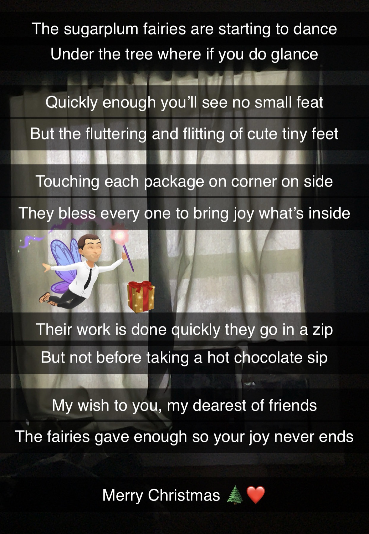 Merry Christmas Everyone! My Poetry Might Be Rough, But the Sentiment is Real.