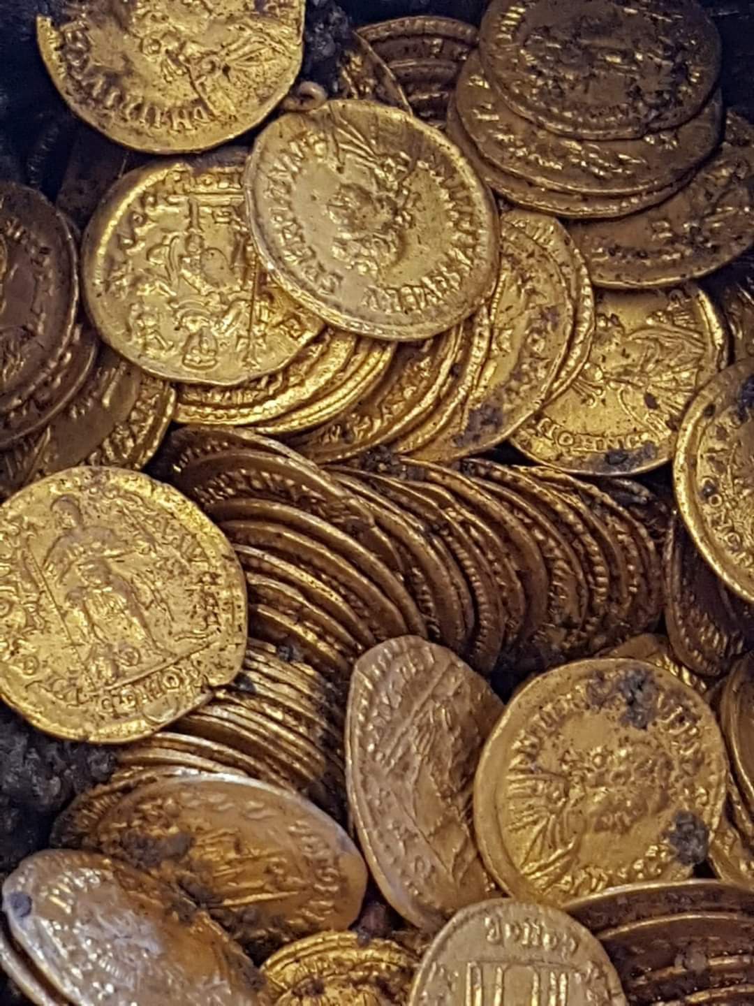 Ancient Roman Coins Unearthed at a Historic Theater Site in Northern Italy