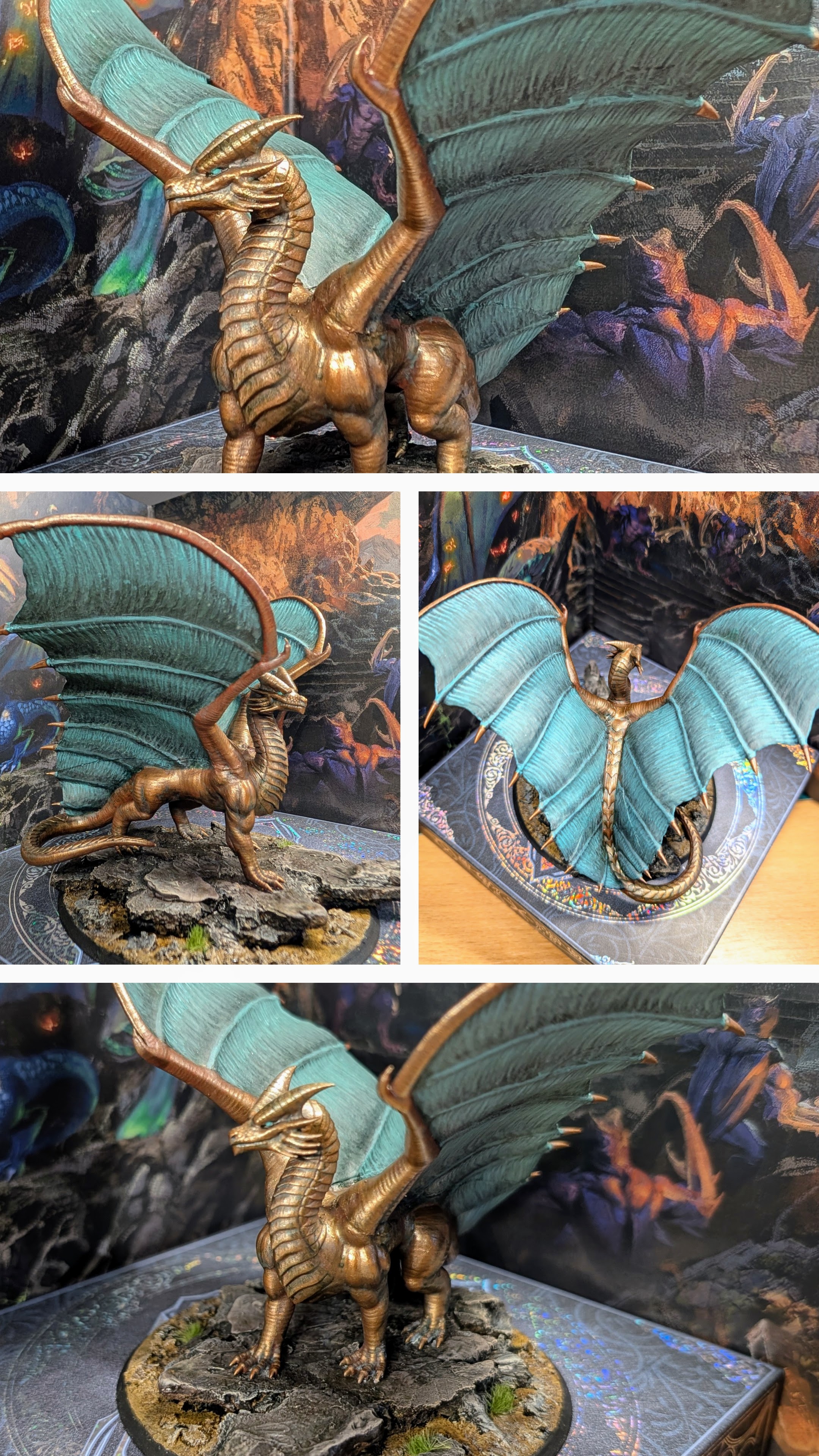 Behold the Verdigris Ancient Copper Dragon - Crafted by MZ4250