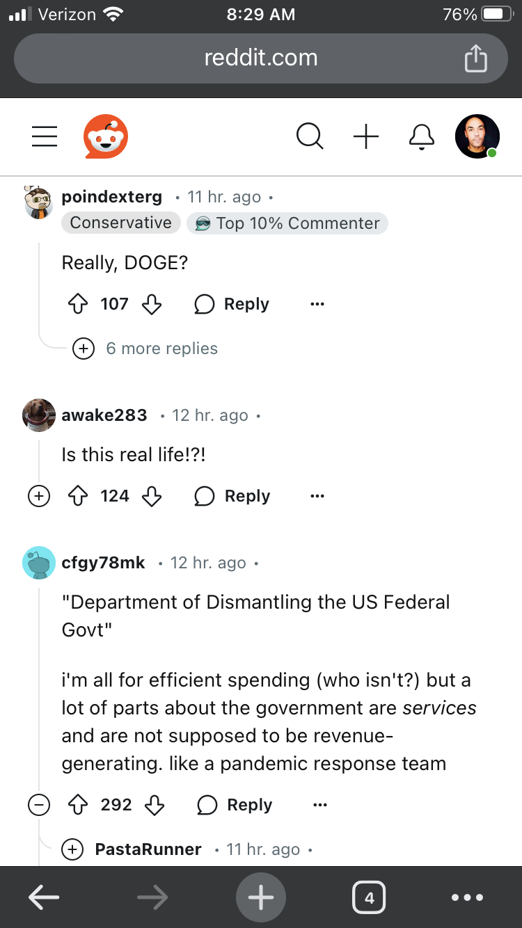 Even R/conservative Sees the Flaws in Trump's Choice of Elon for Government Efficiency – The Downfall Begins!
