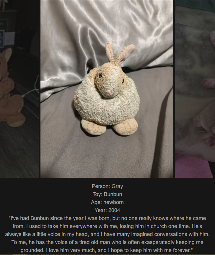 Day 808: Join me on a nostalgic journey at www.saidtheskinhorse.com, where we celebrate our beloved childhood toys. Meet Bunbun, our latest addition!