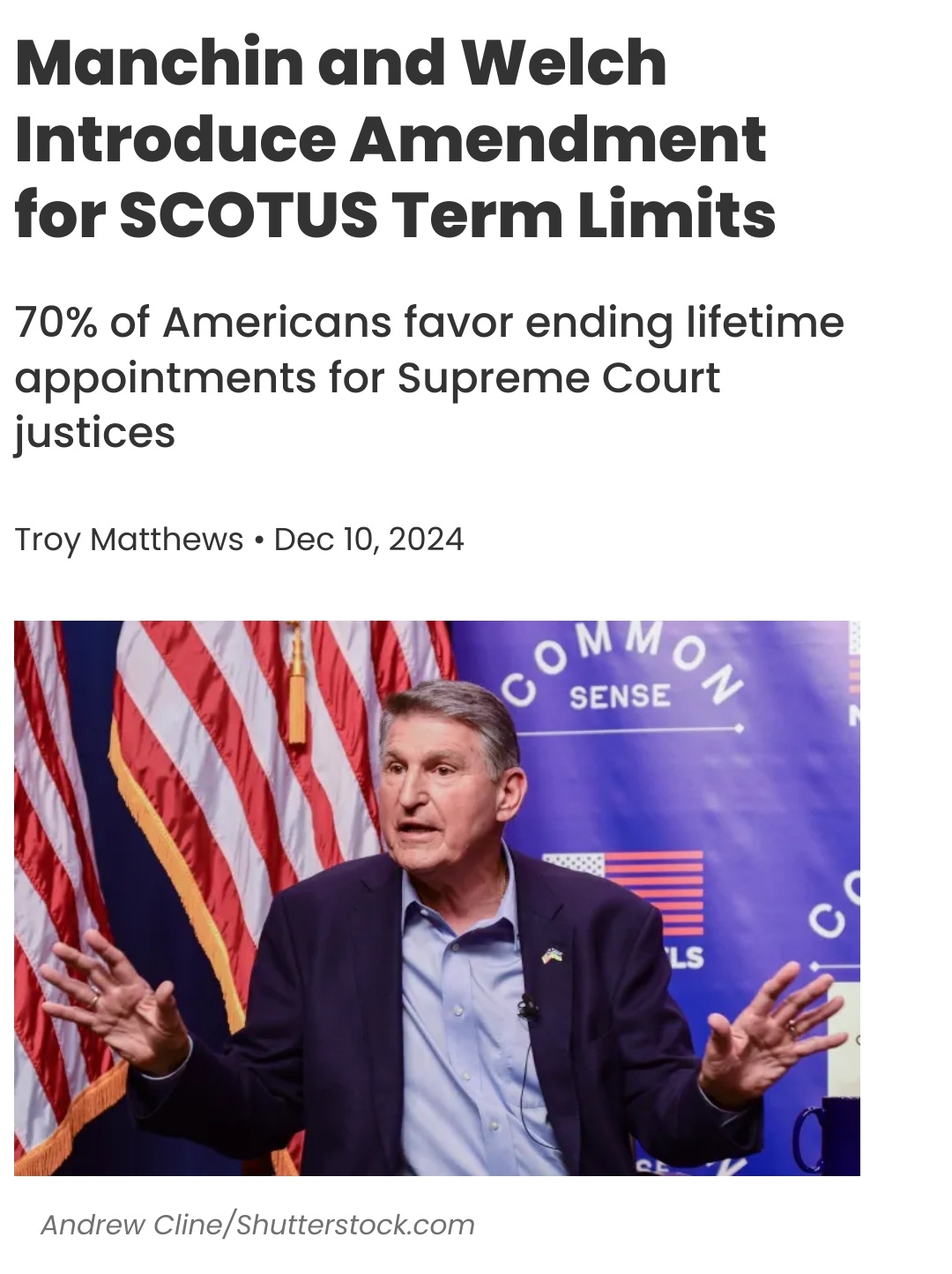 Wait, is that *the* Joe Manchin we're talking about?