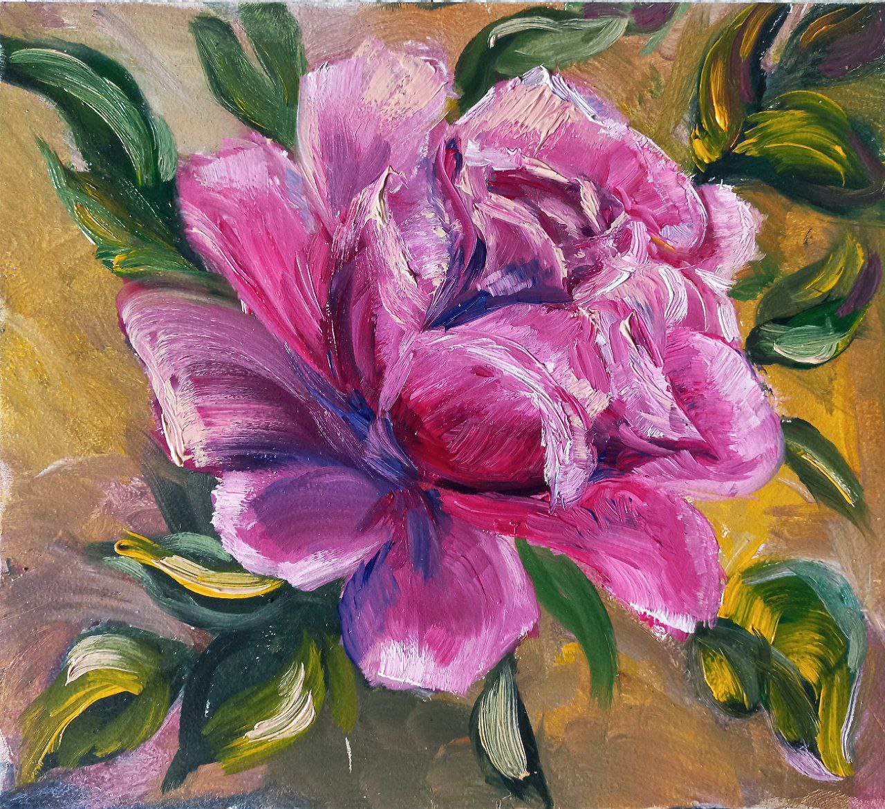 Check out my oil painting of a rose
