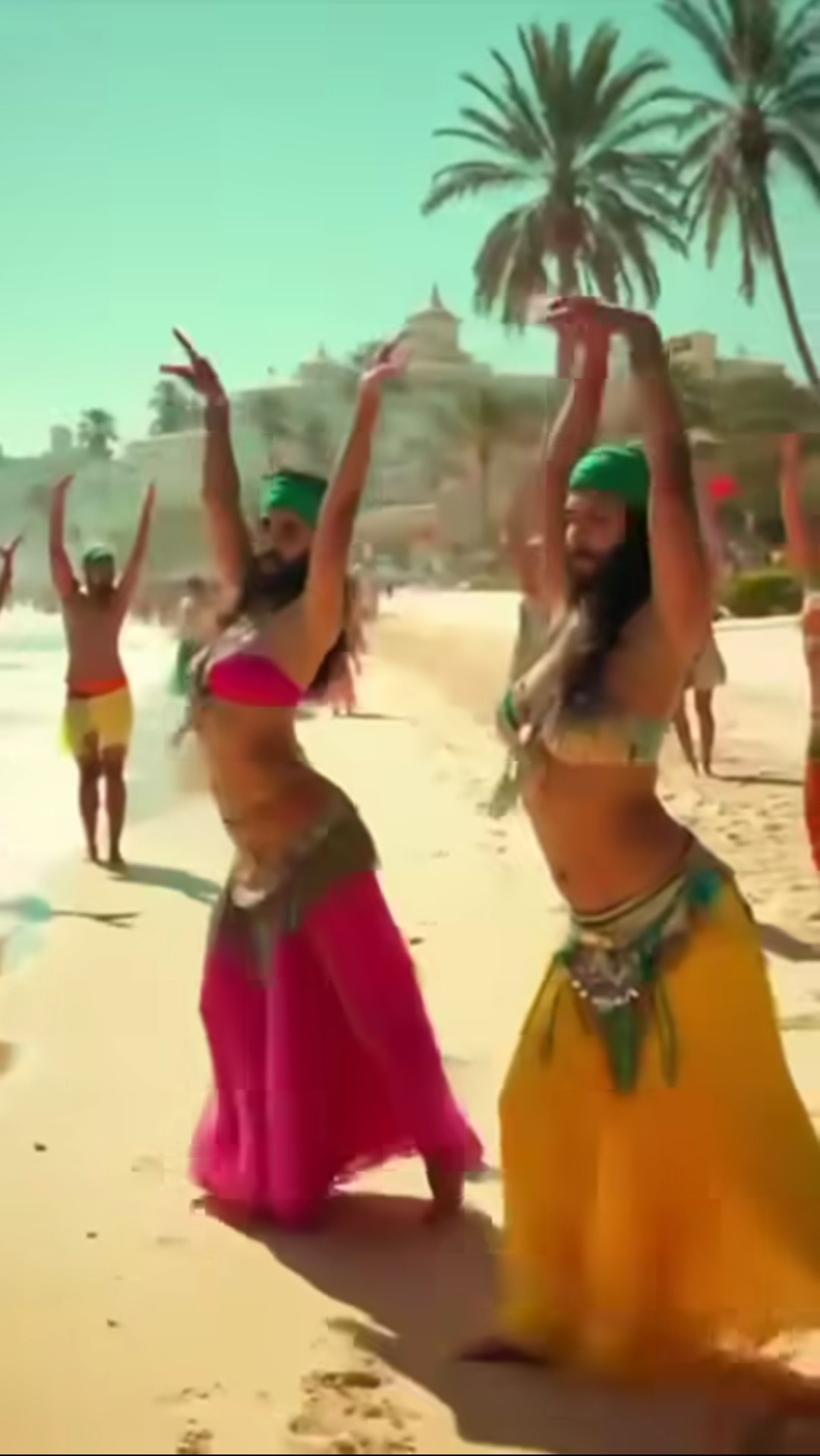 Trump Shares a Surprising Video Featuring Bearded Belly Dancers Amid Gaza Discussions