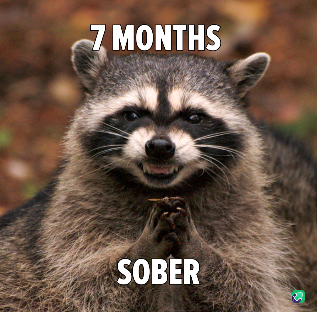 Celebrating 7 Months of Sobriety