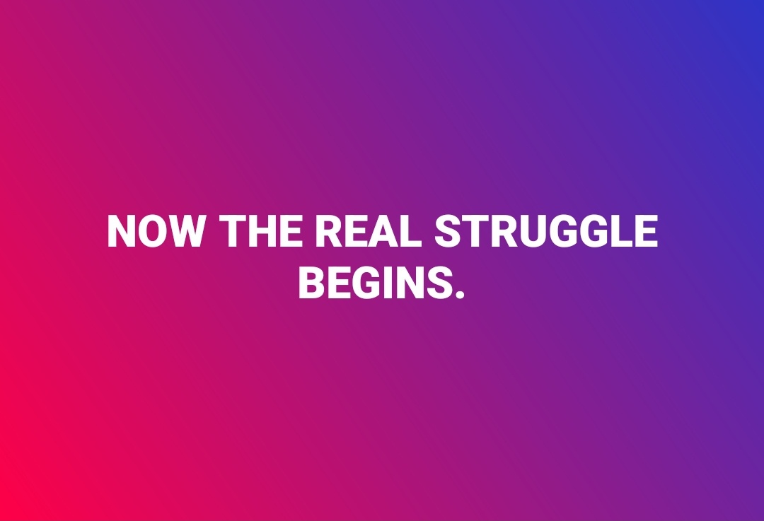 The Battle Continues: We Must Keep Fighting