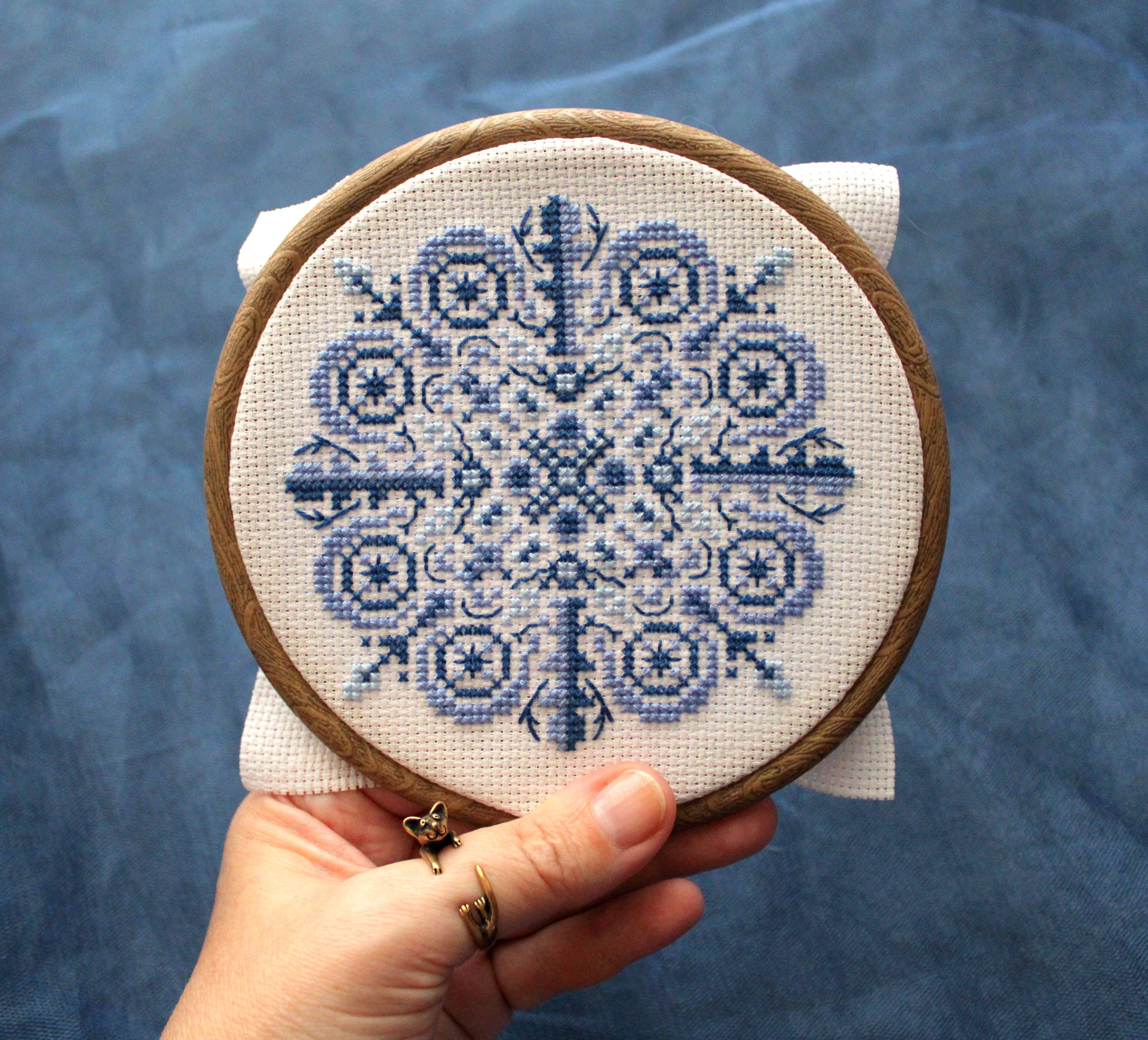 My Latest Cross Stitch Creation: A Christmas Finish