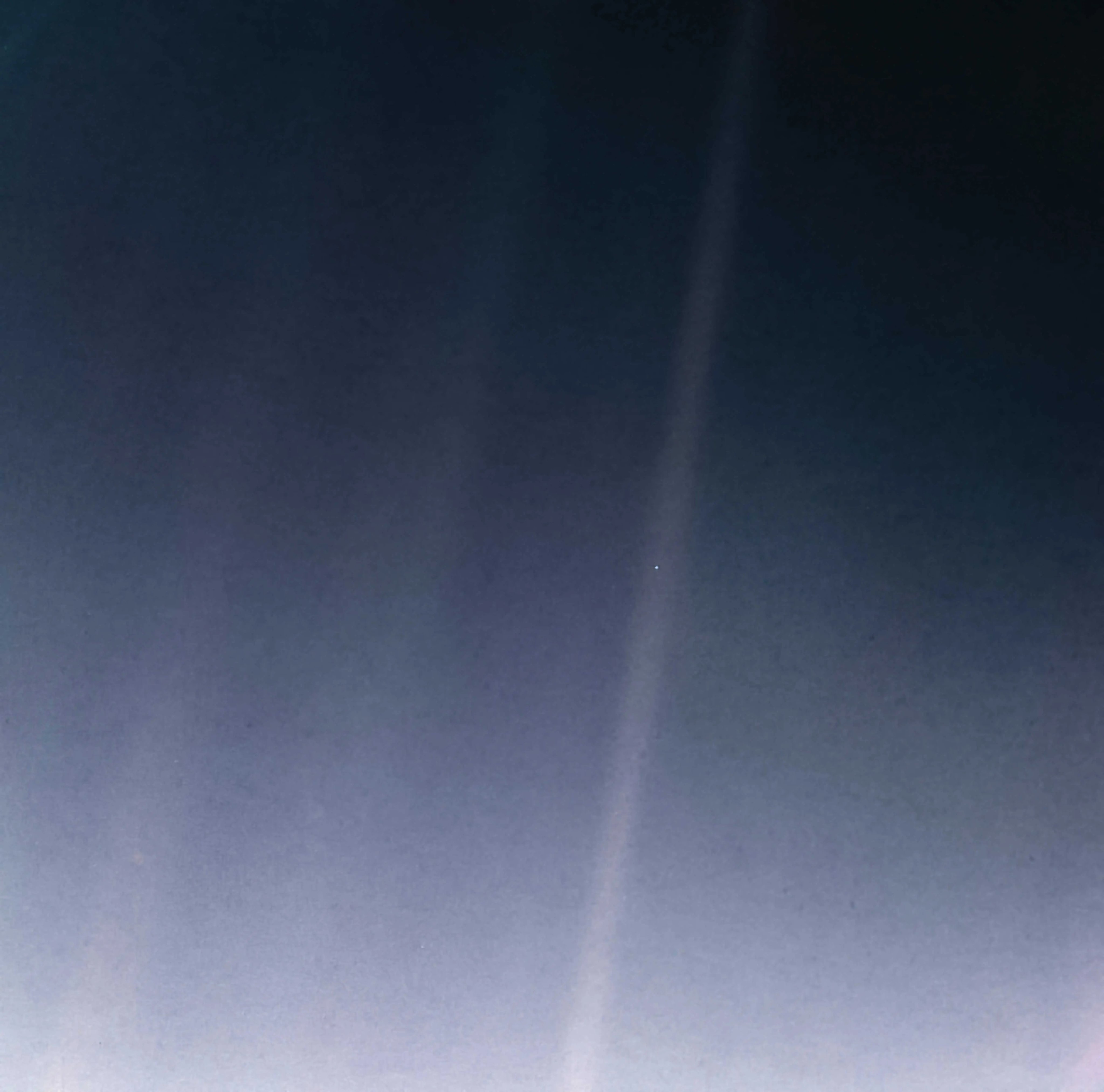 The iconic Pale Blue Dot: A reminder of our place in the universe