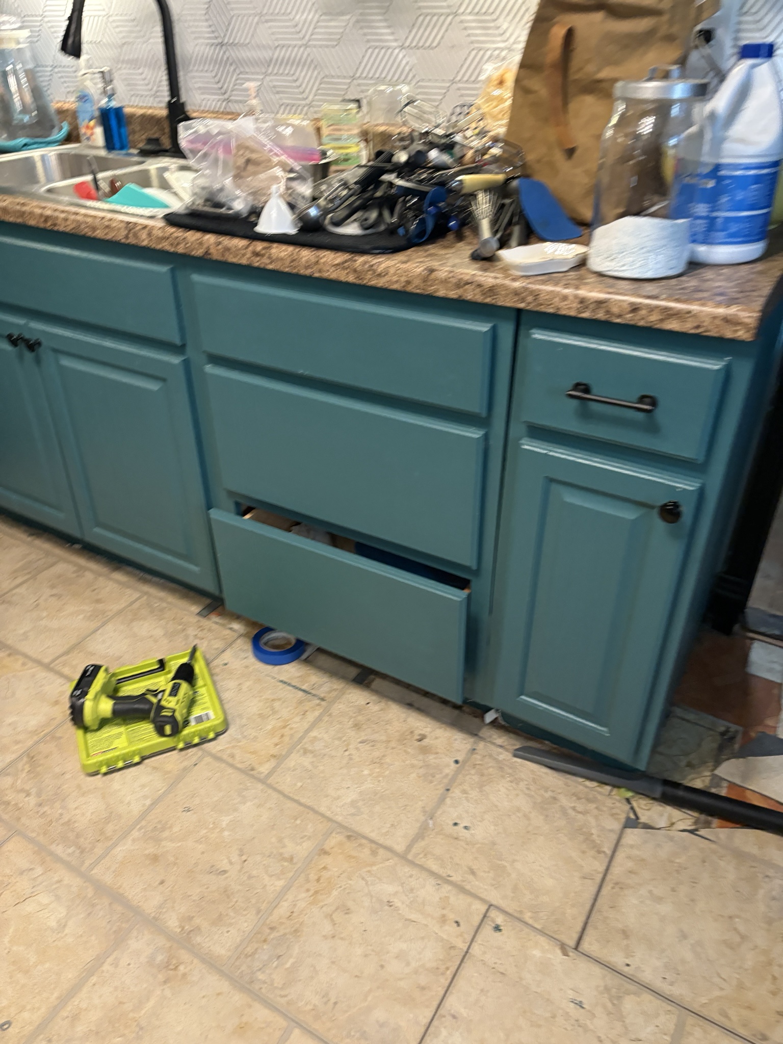 At Last, the Kitchen Cabinets Are Complete!