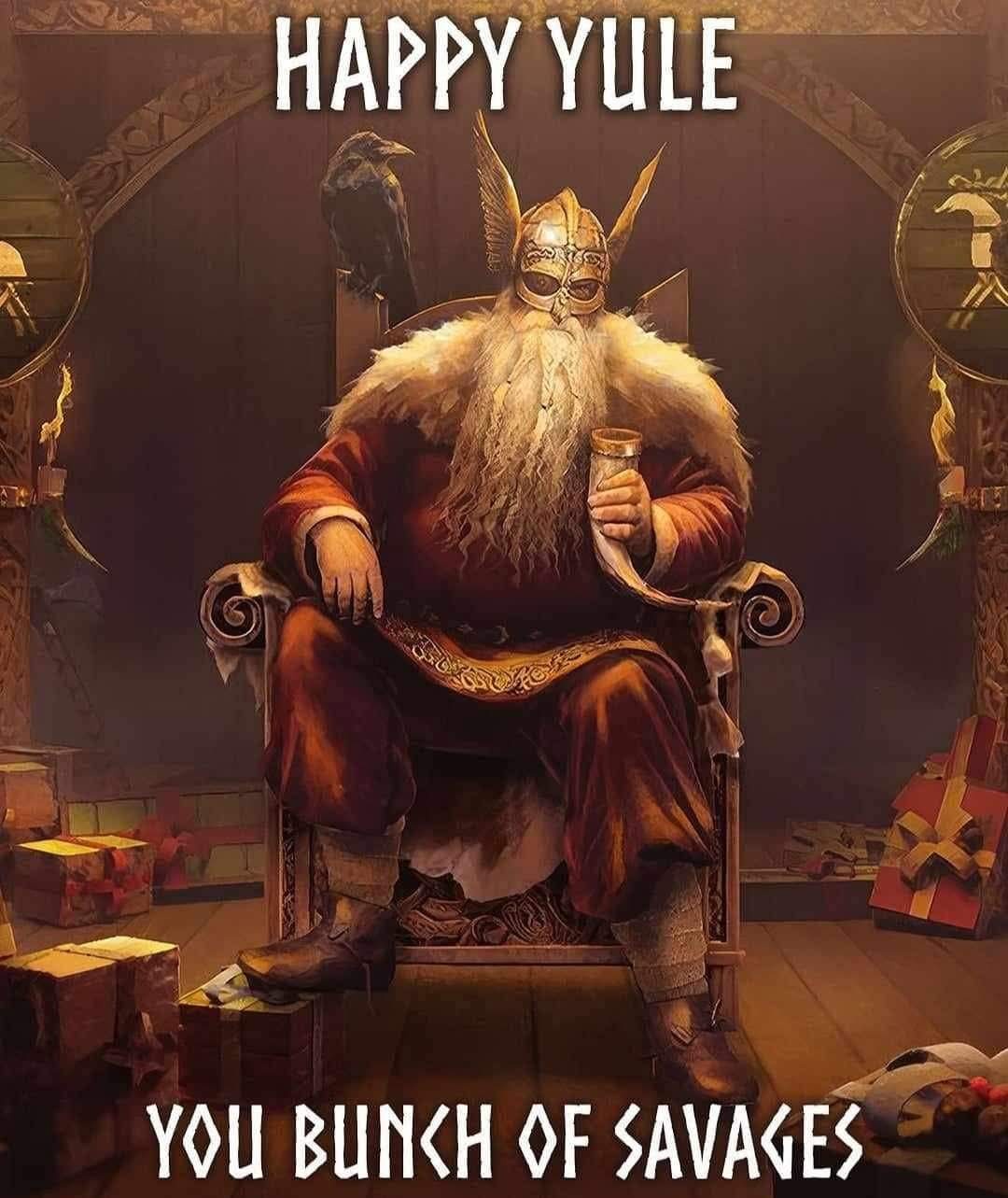 Wishing a Joyful Yule to All My Acorn Friends