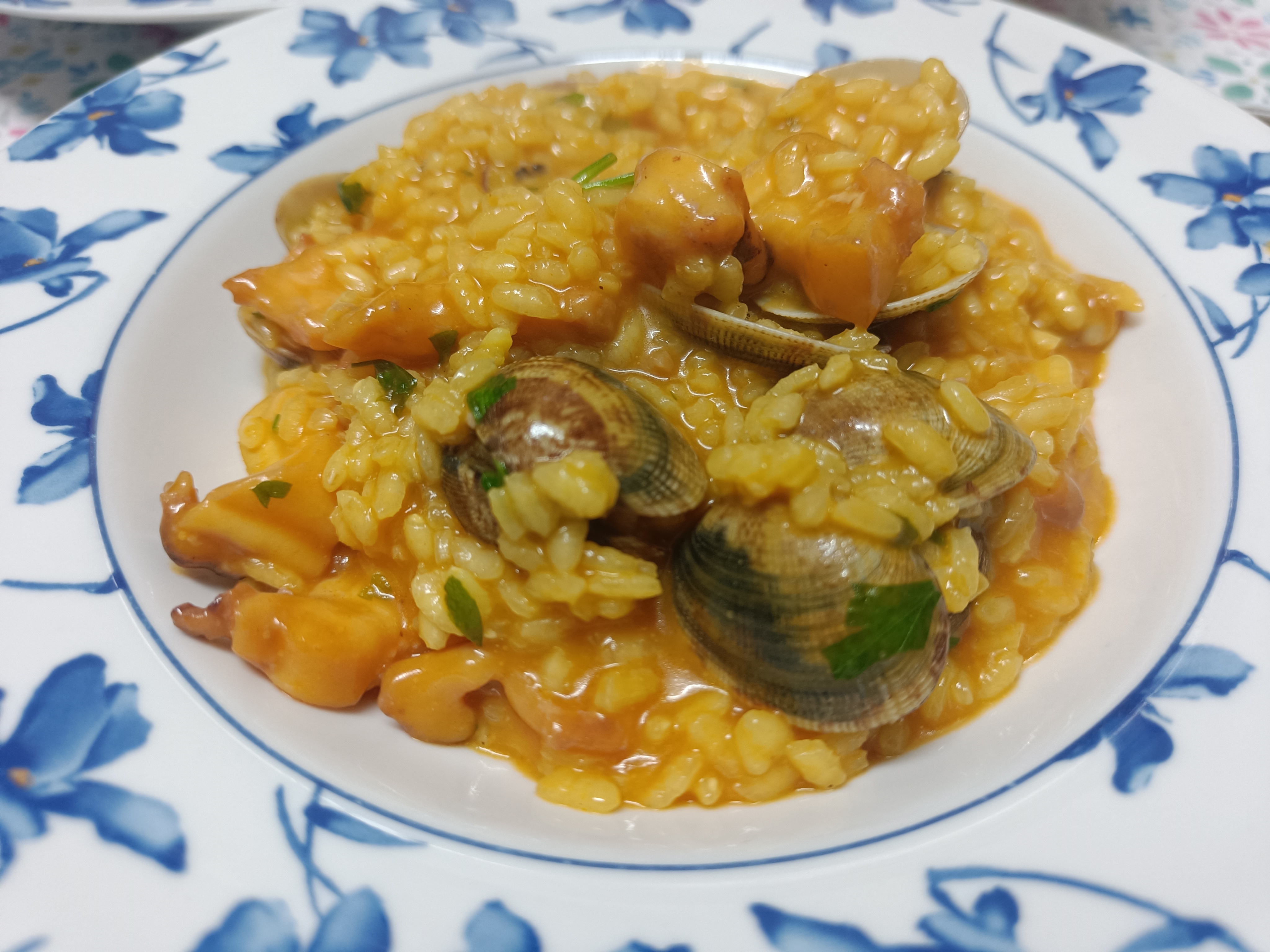 Delicious Octopus and Galician Clams Dish
