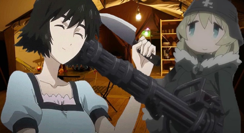 Mayushii from Steins;Gate meets Yuuri from Girls Last Tour!