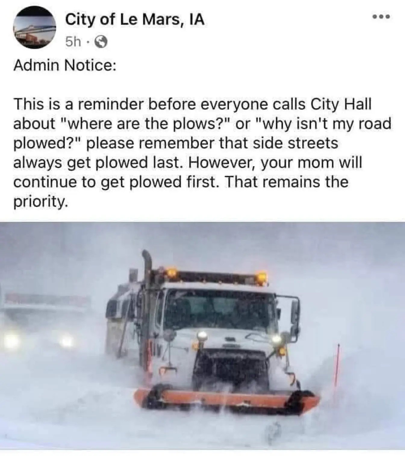 Prioritizing Winter Plowing: What's on the Agenda?