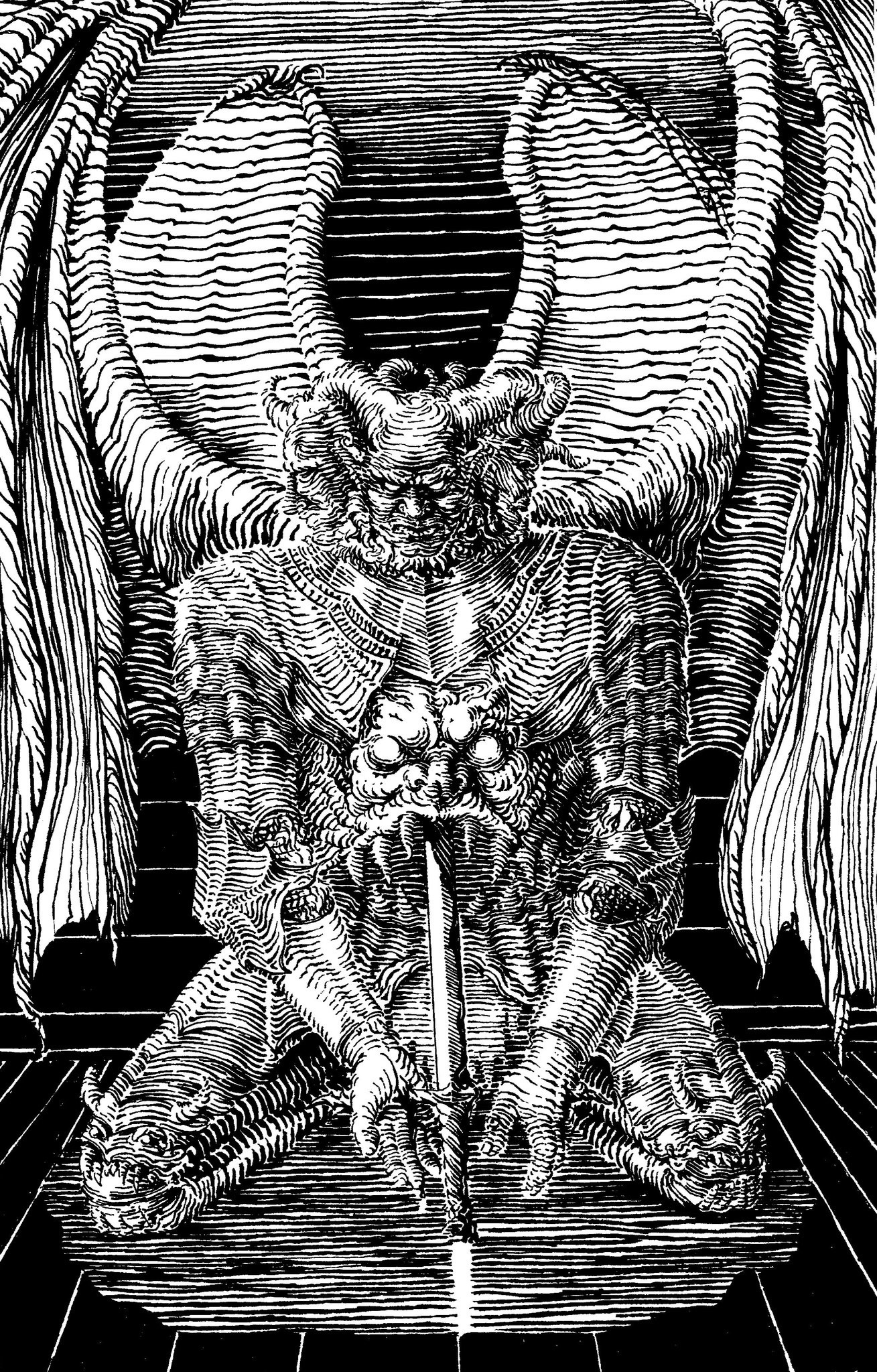 Subdued Devil: Inspired by My Favorite Doré Engraving