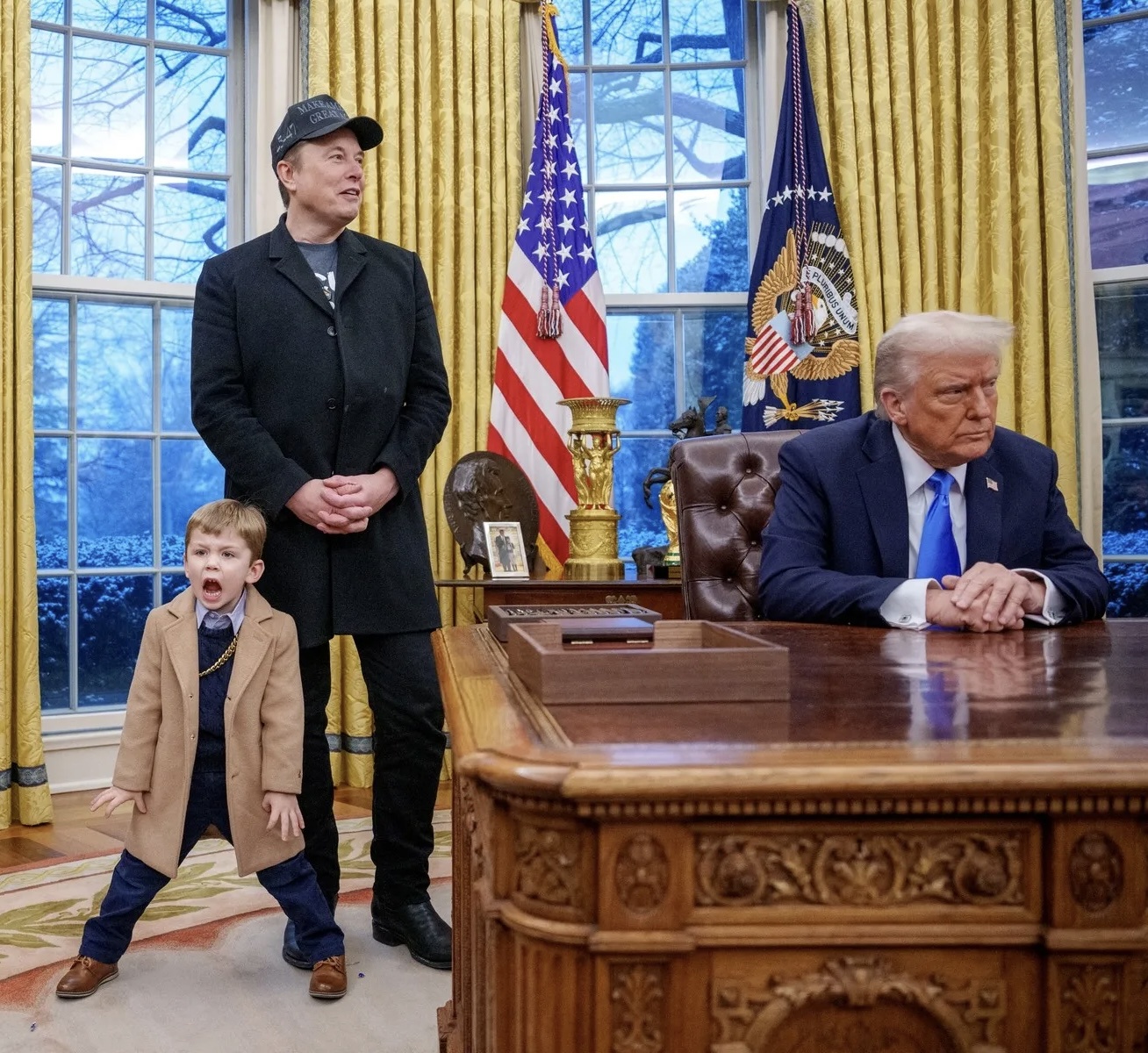 What on Earth Are These Three Toddlers Doing Alone in the Oval Office?