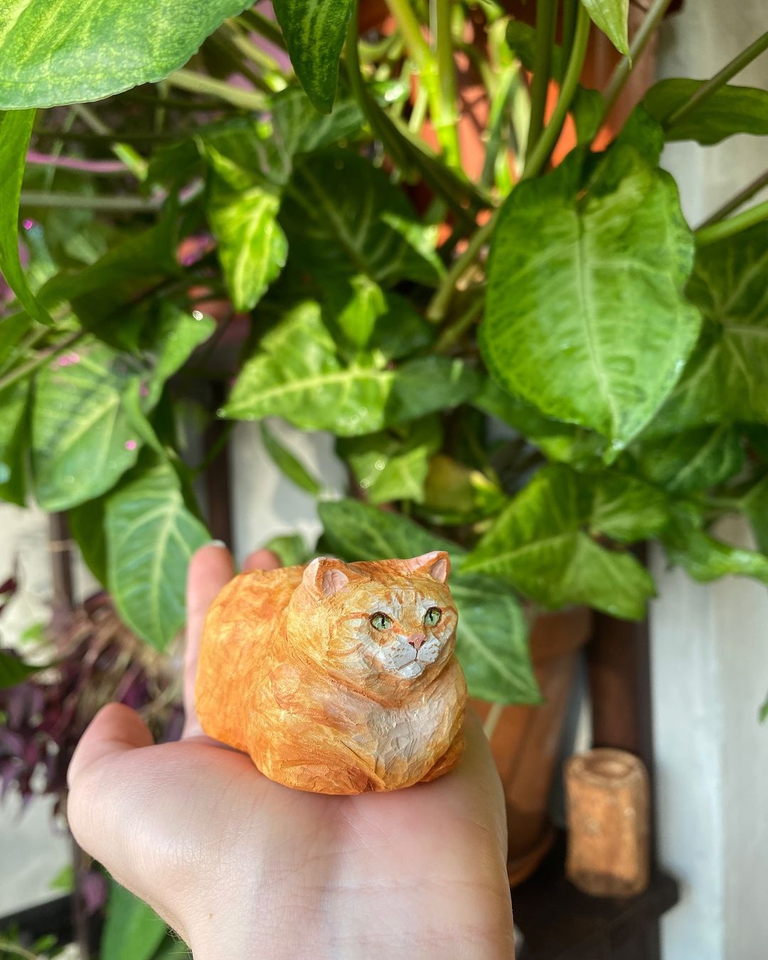 My Handmade Loaf Cat Wood Carving: A Labor of Love