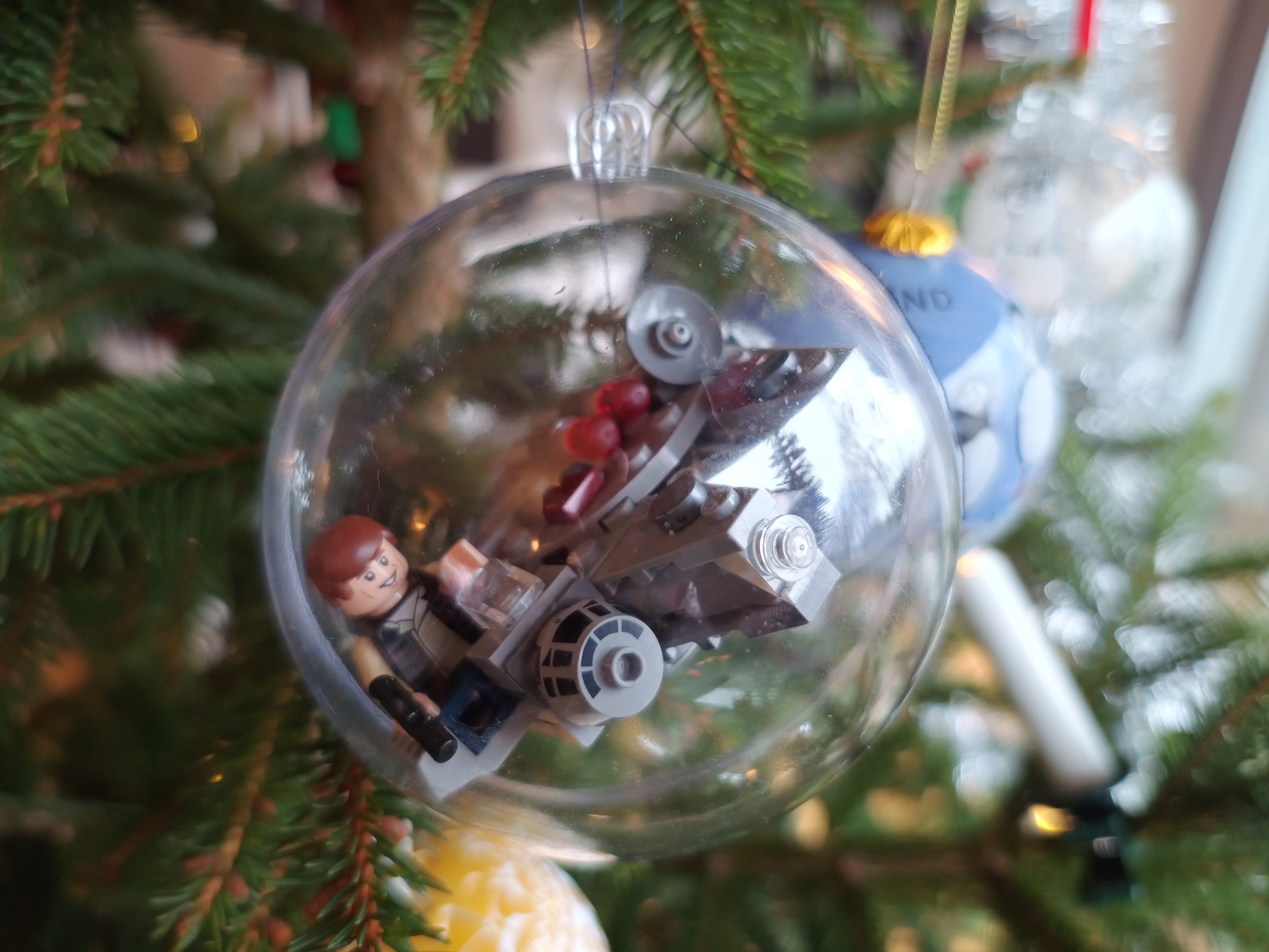 Beware: Don't launch snowballs at my precious bauble!
