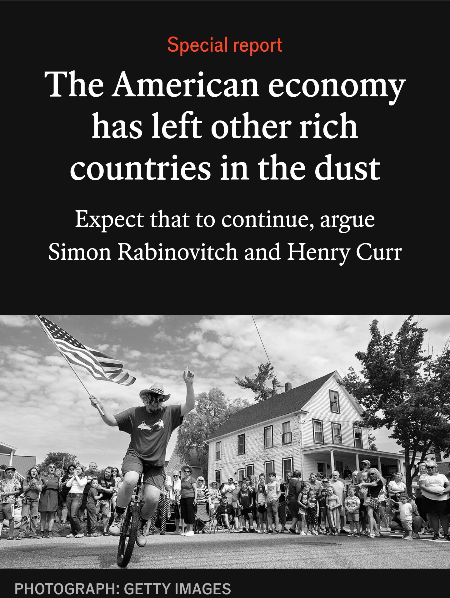 The Economist Highlights the Resilience of the U.S. Economy Post-COVID