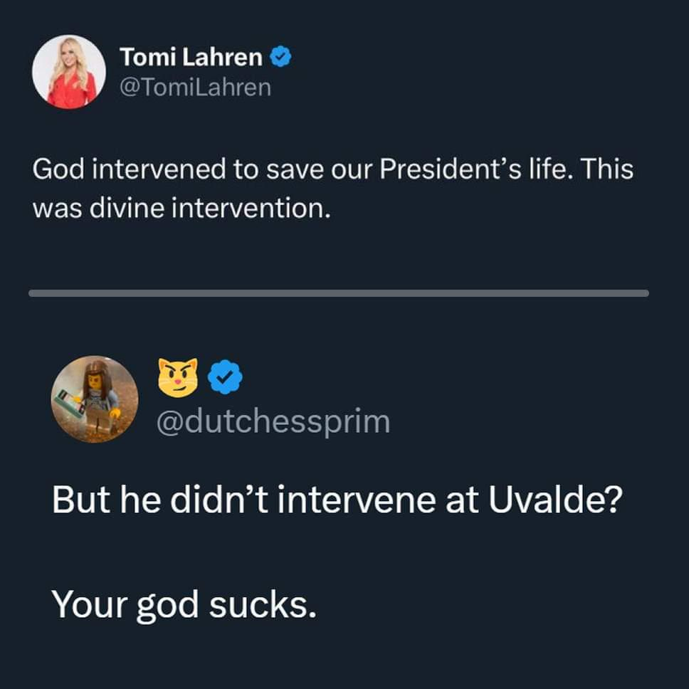 Your deity is lacking