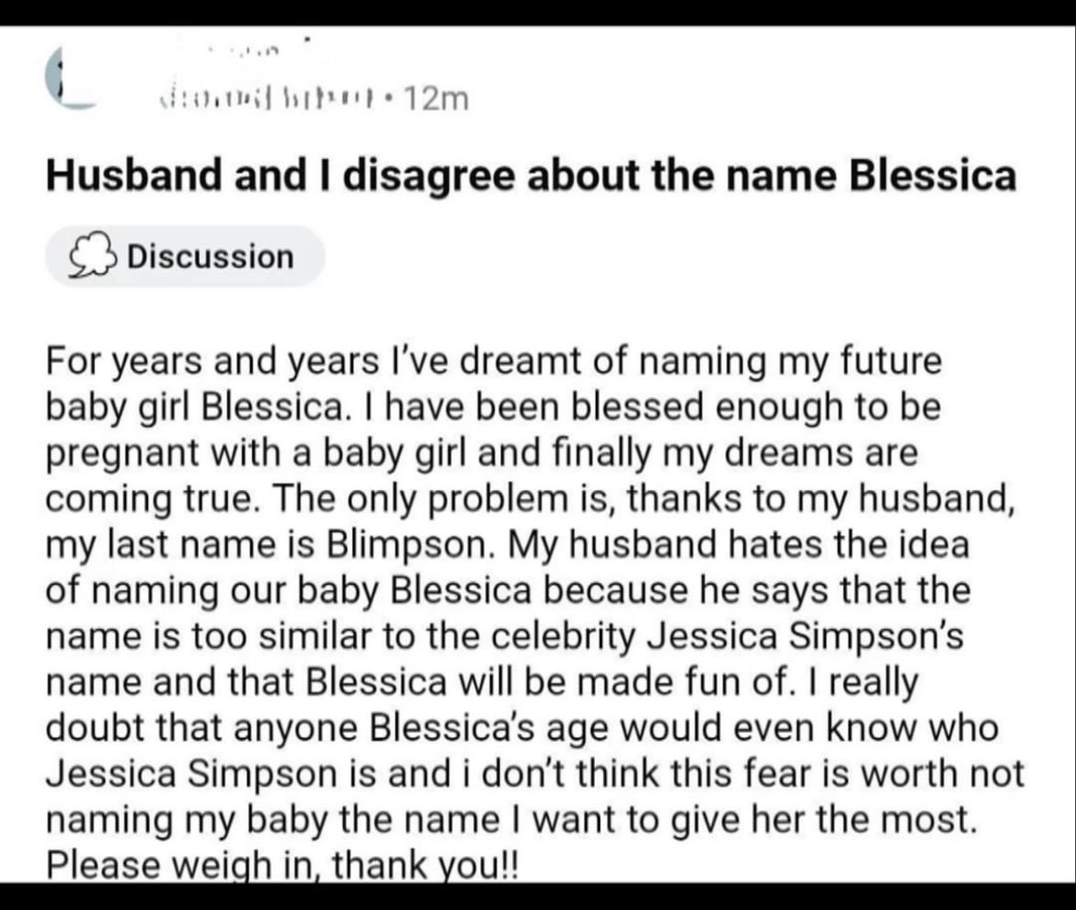 All rise for the honorable Judge Blessica Blimpson!