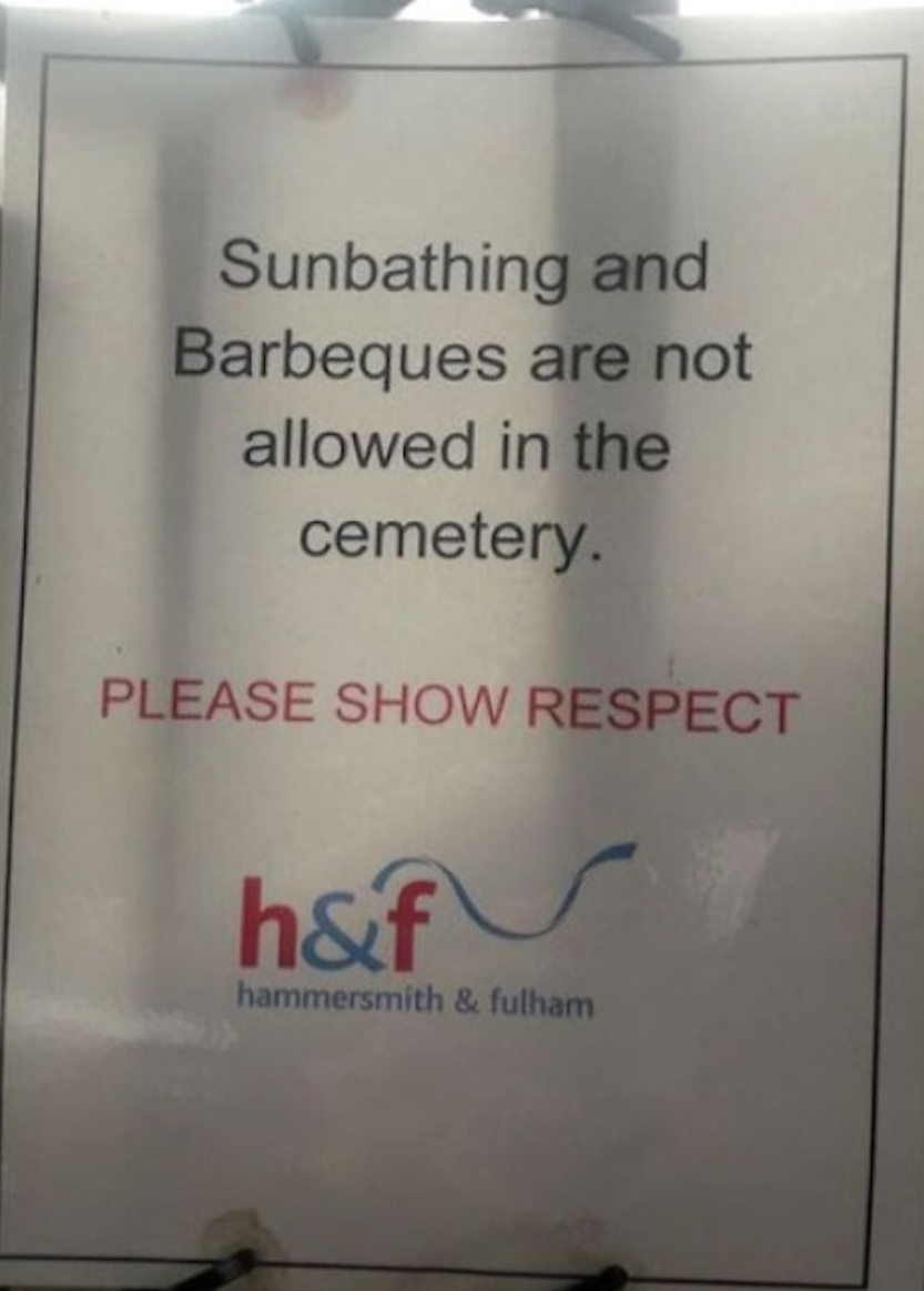 A surprising find at the cemetery