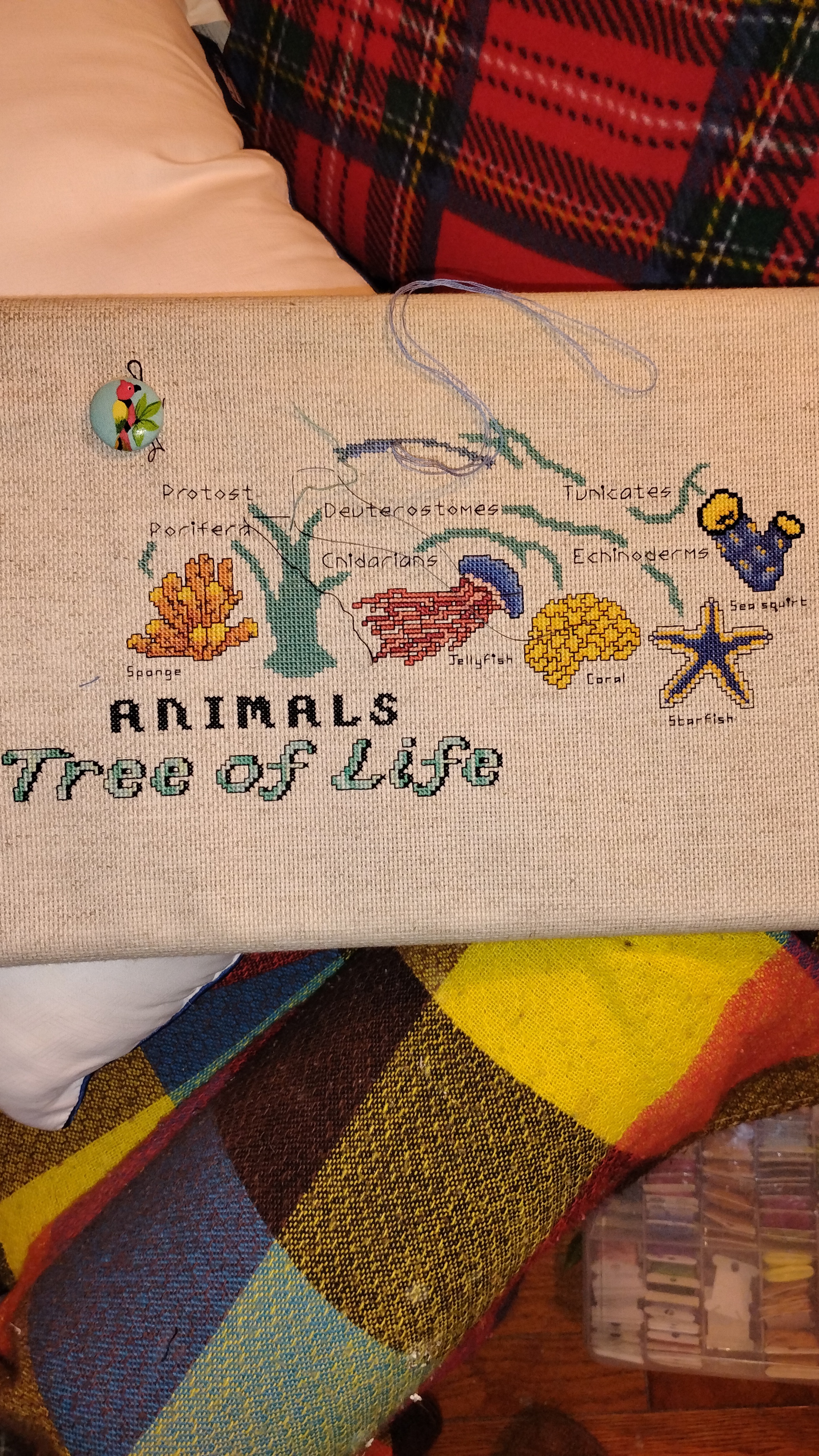 Embark on a Creative Journey with the Animal Tree of Life Stitch Along by Climbing Goat Designs