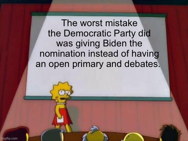 The Democratic Party has twice denied voters their choice to impose their own candidate, and now we see the consequences.