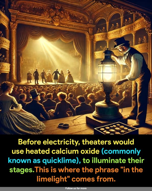 How Quicklime Revolutionized Stage Lighting Before Electricity