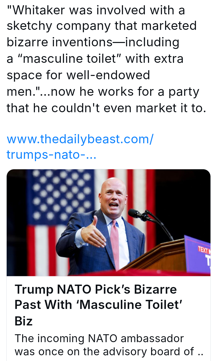 This situation is beyond mortifying.
