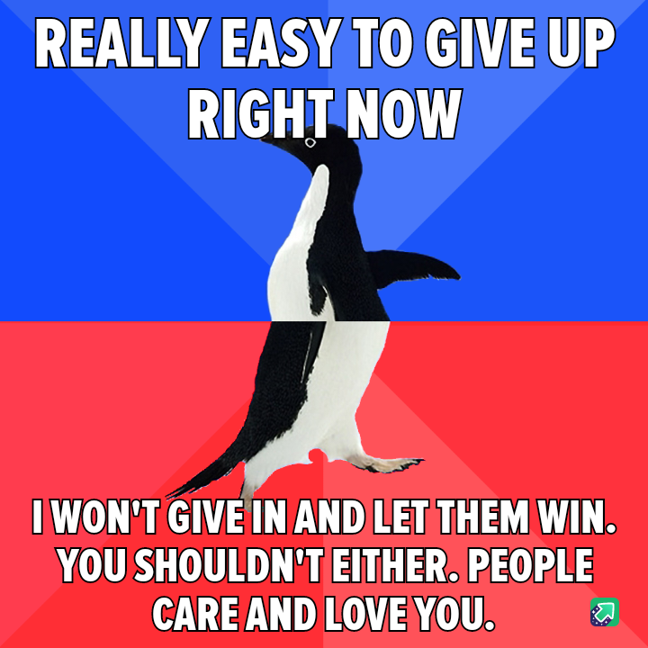 Not all of humanity is lost; I care about you and so many others do too