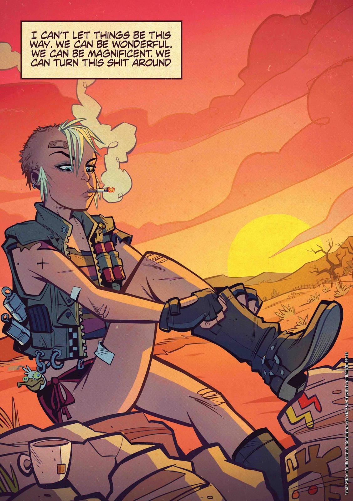 Tank Girl is always in the know!